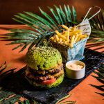 Euphoria Veggie Burger | Pão de matcha